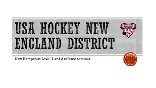 USA Hockey New England District Referee Seminar Information