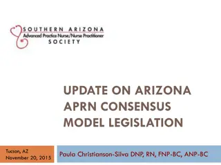 Arizona APRN Consensus Model Legislation Insights