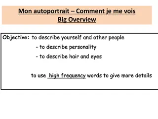 French Adjectives Lesson and Activity Overview