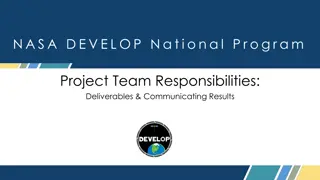 NASA National Program Team Responsibilities and Integrity