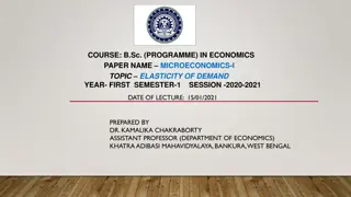 Understanding Elasticity of Demand in Microeconomics