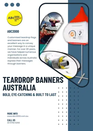Indoor – Outdoor Teardrop Banners Australia