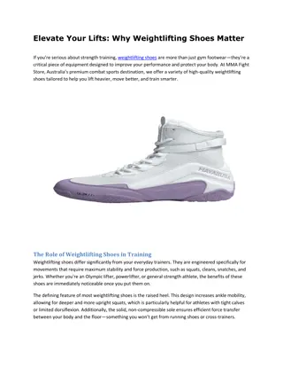 Weightlifting Shoes