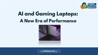 AI and Gaming Laptops: A New Era of Performance