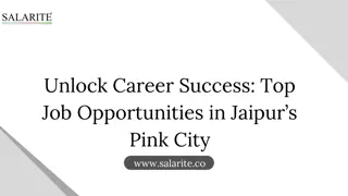 Unlock Career Success Top Job Opportunities in Jaipur’s Pink City