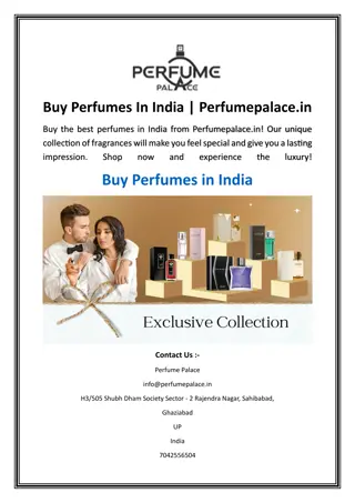 Buy Perfumes In India  Perfumepalace.in
