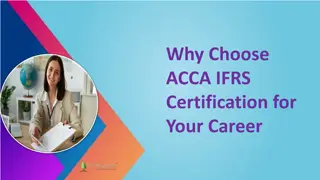 Why Choose ACCA IFRS Certification for Your Career