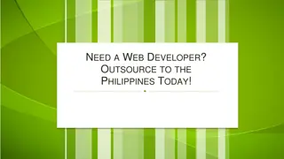 Need a Web Developer Outsource to the Philippines Today!