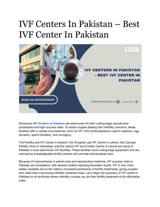 Top IVF Center in Pakistan | World Fertility Services