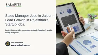 _Sales Manager Jobs in Jaipur – Lead Growth in Rajasthan’s Startup  jobs