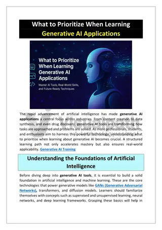 GenAI Course in Hyderabad | Generative AI Training