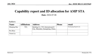 IEEE 802.11-24: AMP STA Capability Report & ID Allocation