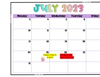School Events Calendar: Fire Drills, Fundraisers, and Holidays