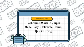Part-Time Work in Jaipur Made Easy – Flexible Hours, Quick Hiring