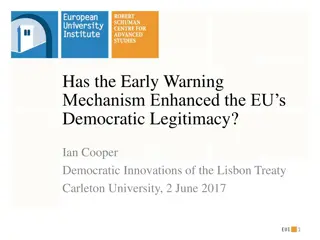 Enhanced EU Democratic Legitimacy: Lisbon Treaty Innovations