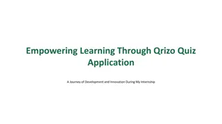 Empowering Learning with Qrizo Quiz Application Development