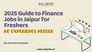 2025 Guide to Finance Jobs in Jaipur for Freshers