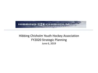 Chisholm Youth Hockey Association FY2020 Strategic Planning Overview