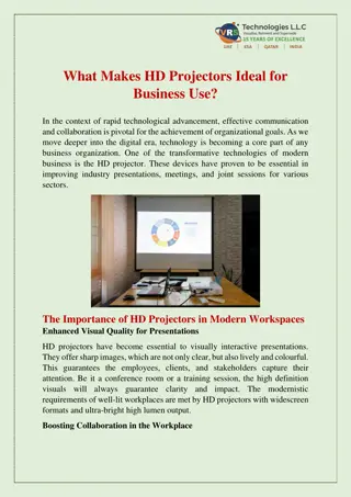 What Makes HD Projectors Ideal for Business Use?