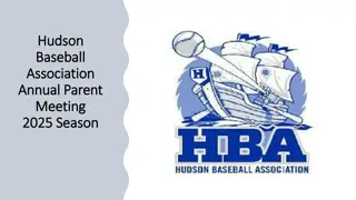 Hudson Baseball Association 2025 Season Overview