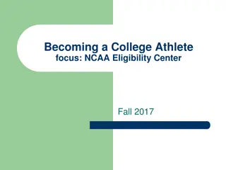 Navigating NCAA Eligibility and College Athletics Pathways