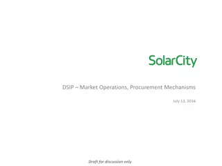 Understanding DSIP Market Operations and Procurement Mechanisms