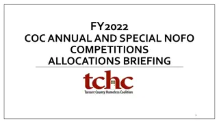 Understanding FY2022 HUD CoC Program & Special NOFO Competitions