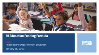 Rhode Island Education Funding Formula Trends and Impact Overview