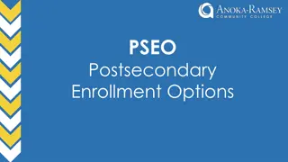Benefits and Eligibility of Postsecondary Enrollment Options (PSEO)