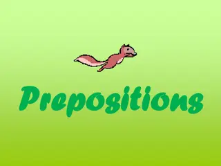 Understanding Prepositions: Usage and Examples