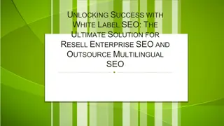 Unlocking Success with White Label SEO The Ultimate Solution for Resell Enterprise SEO and Outsource Multilingual SEO