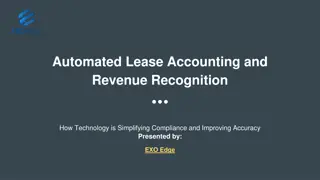 Automated Lease Accounting and Revenue Recognition