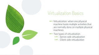 Virtualization Basics