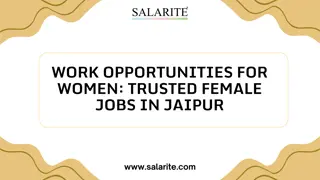 Work Opportunities for Women Trusted Female Jobs in Jaipur
