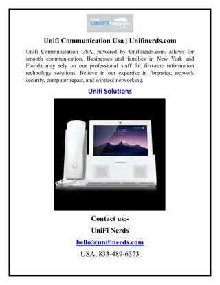 Unifi Communication Usa Unifinerds.com