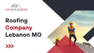 Roofing Company Lebanon MO