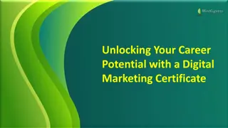 Unlocking Your Career Potential with a Digital Marketing Certificate
