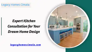 Expert Kitchen Consultation for Your Dream Home Design