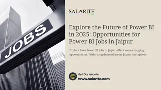 Explore the Future of Power BI in 2025 Opportunities for Power BI Jobs in Jaipur