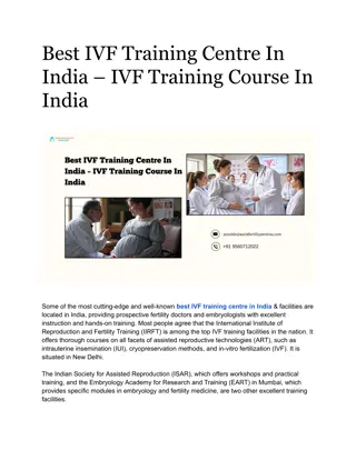 Best IVF Center in India |  World Fertility Services