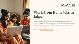 Work From Home Jobs in Jaipur