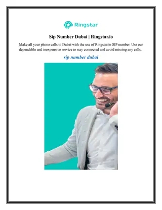 Sip Number Dubai Ringstar.io