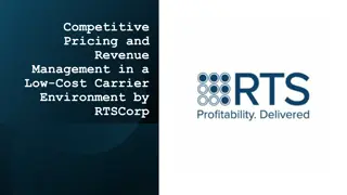 Competitive Pricing and Revenue Management in a Low-Cost Carrier Environment by RTSCorp
