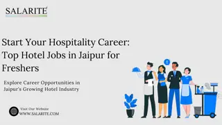Start Your Hospitality Career Top Hotel Jobs in Jaipur for Freshers