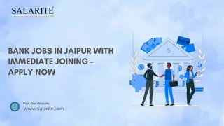 Bank Jobs in Jaipur with Immediate Joining – Apply Now