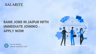 Bank Jobs in Jaipur with Immediate Joining – Apply Now