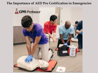 The Importance of AED Pro Certification in Emergencies