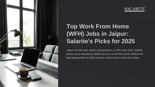 Top Work From Home (WFH) Jobs in Jaipur