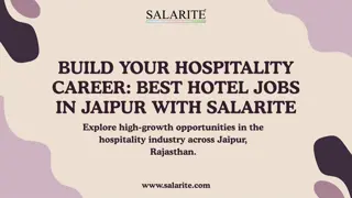 Build Your Hospitality Career Best Hotel Jobs in Jaipur with Salarite