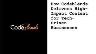 How Codeblends Delivers High-Impact Content for Tech-Driven Businesses